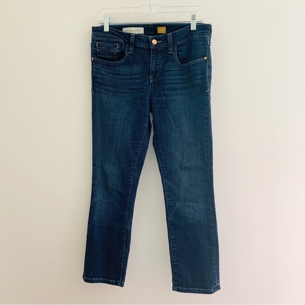 Pilcro Straight Leg Ankle Jeans Sz 29 Dark Wash Anthropologie